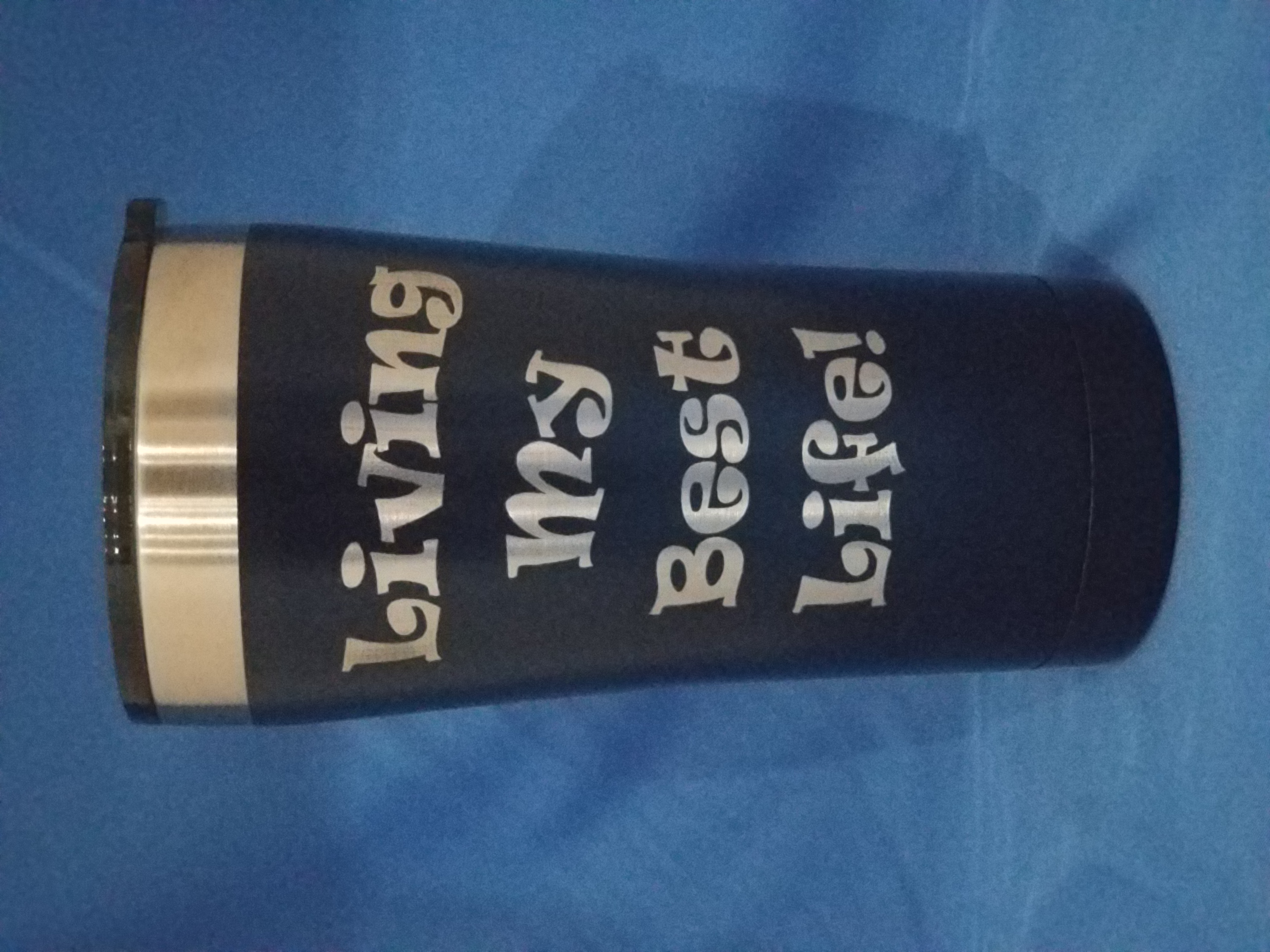 Custom laser engraved 20oz tumbler